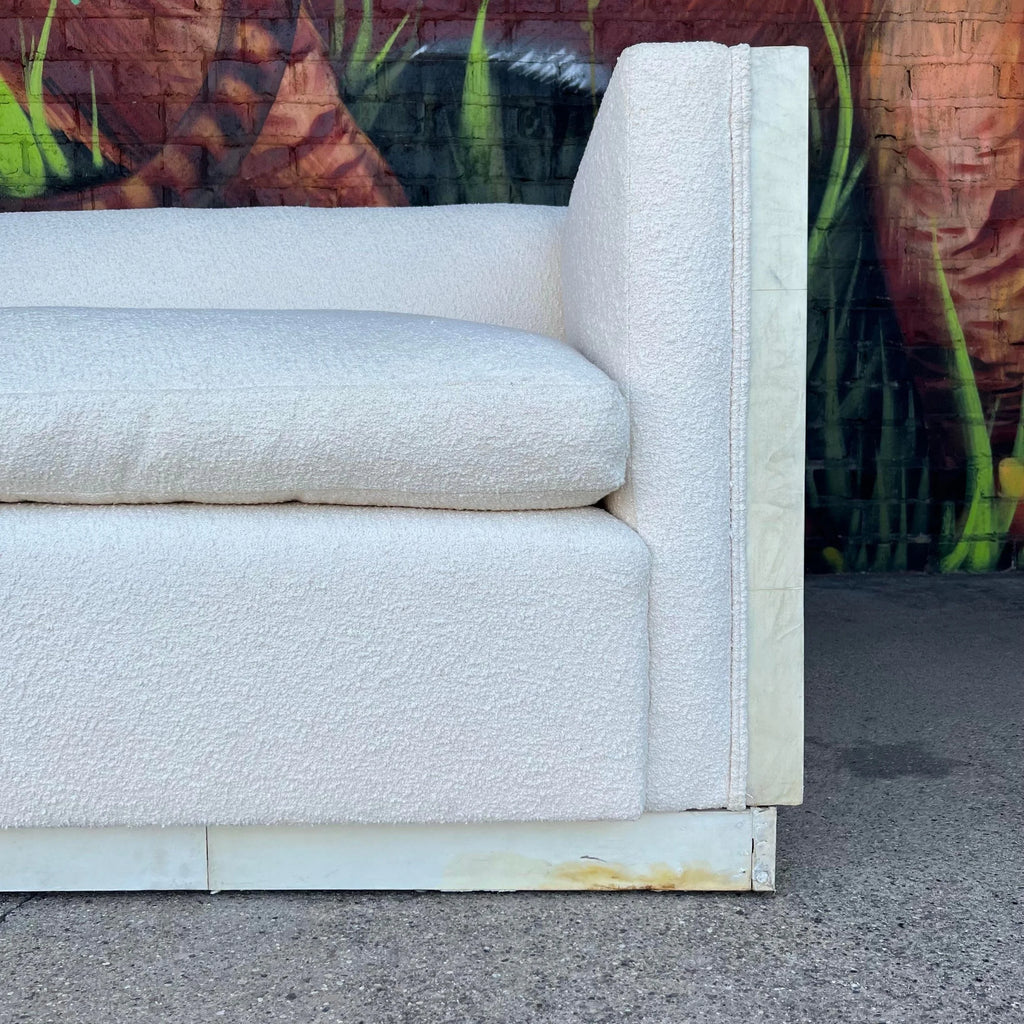 Karl Springer Goat Skin Loveseat