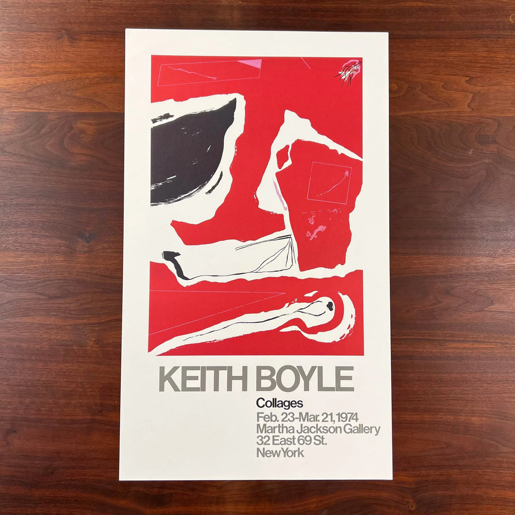 Keith Boyle Collages Exhibition Poster 1974