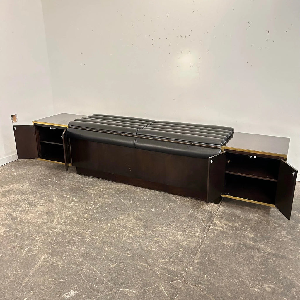 King Size Headboard With Floating End Tables Dunbar