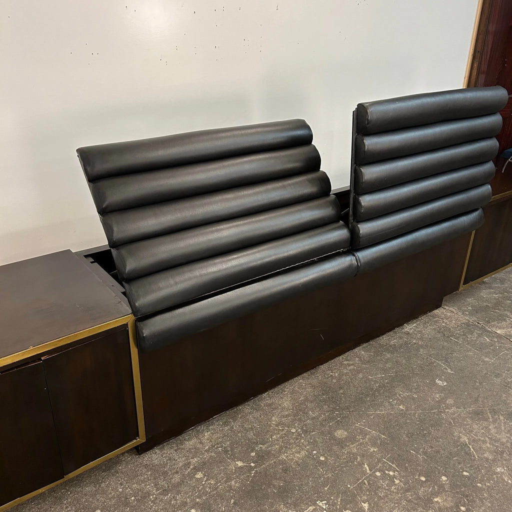 King Size Headboard With Floating End Tables Dunbar