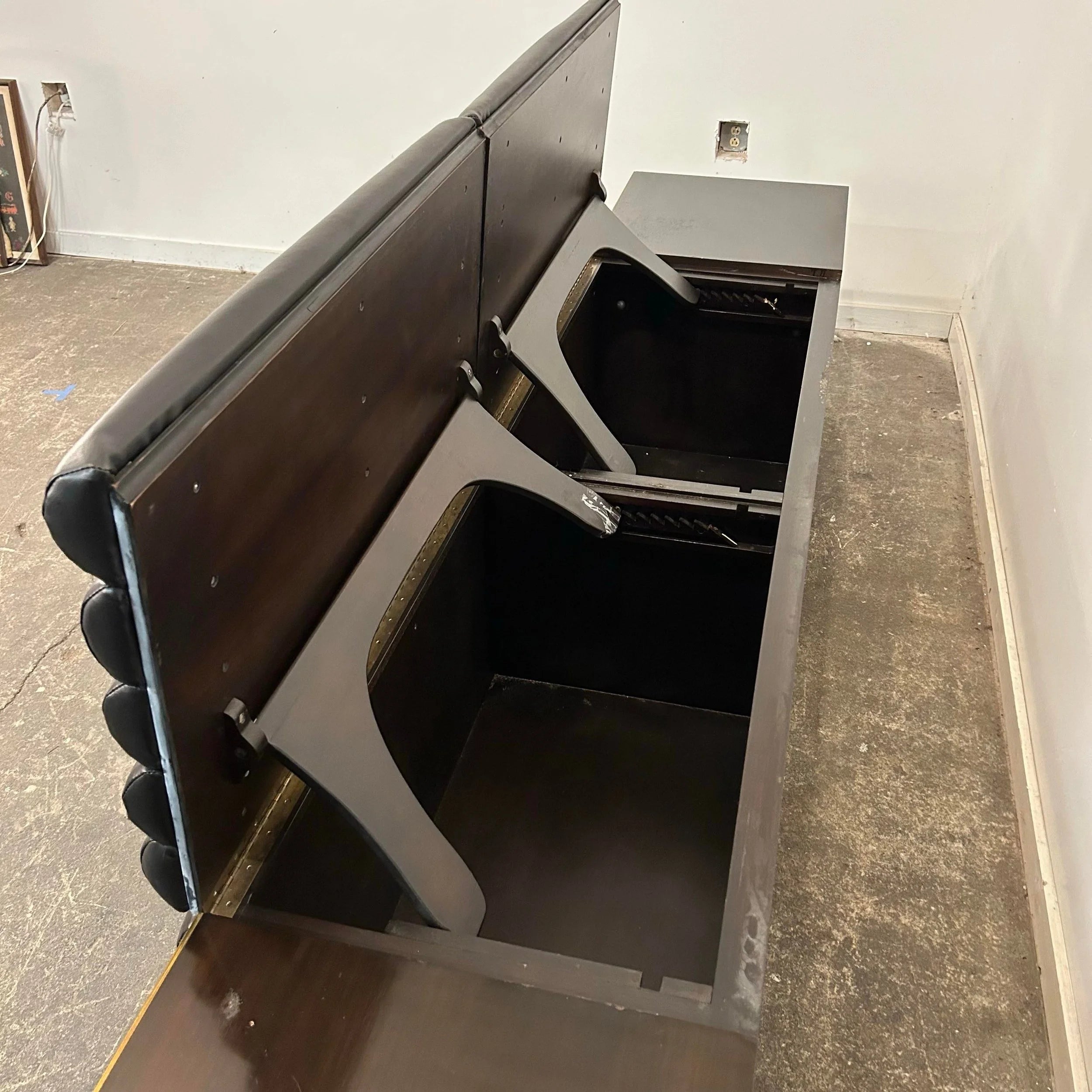 King Size Headboard With Floating End Tables Dunbar