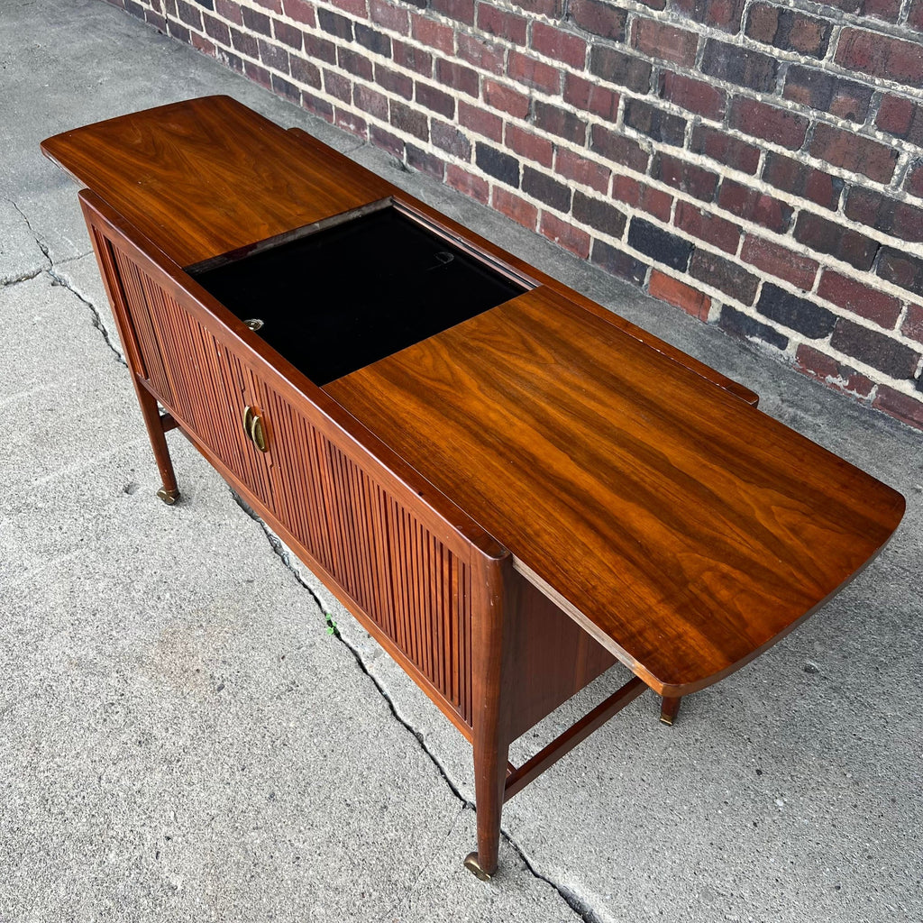Kipp Stewart for Drexel Declaration Tambour Door Bar Cart