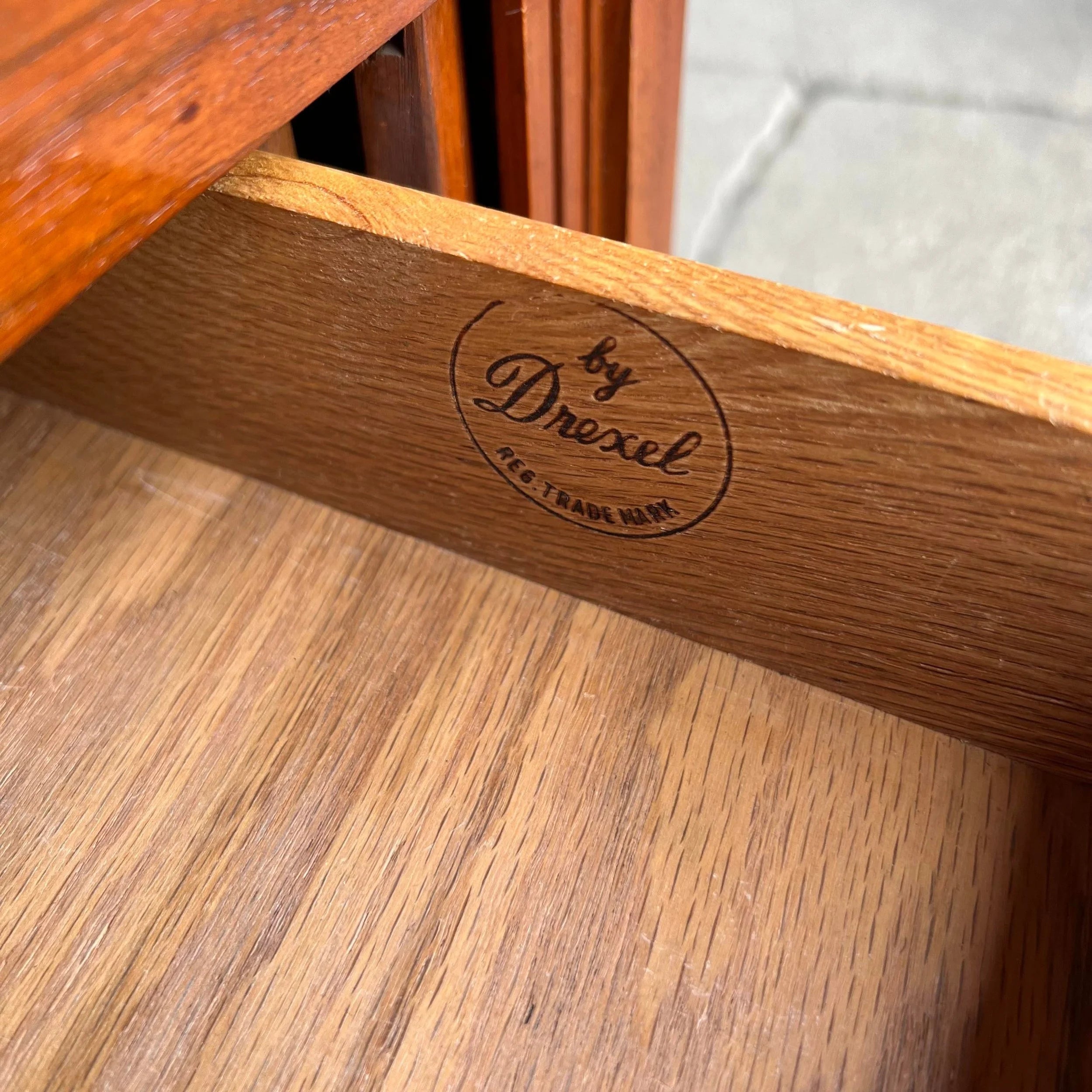 Kipp Stewart for Drexel Declaration Tambour Door Bar Cart