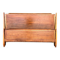 Kipp Stewart for Drexel Declaration Walnut Full Size Headboard and Footboard