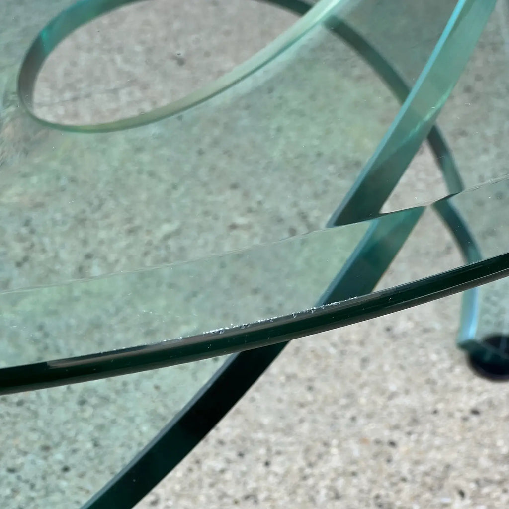 Knut Hesterburg Rare Glass Propeller Coffee Table