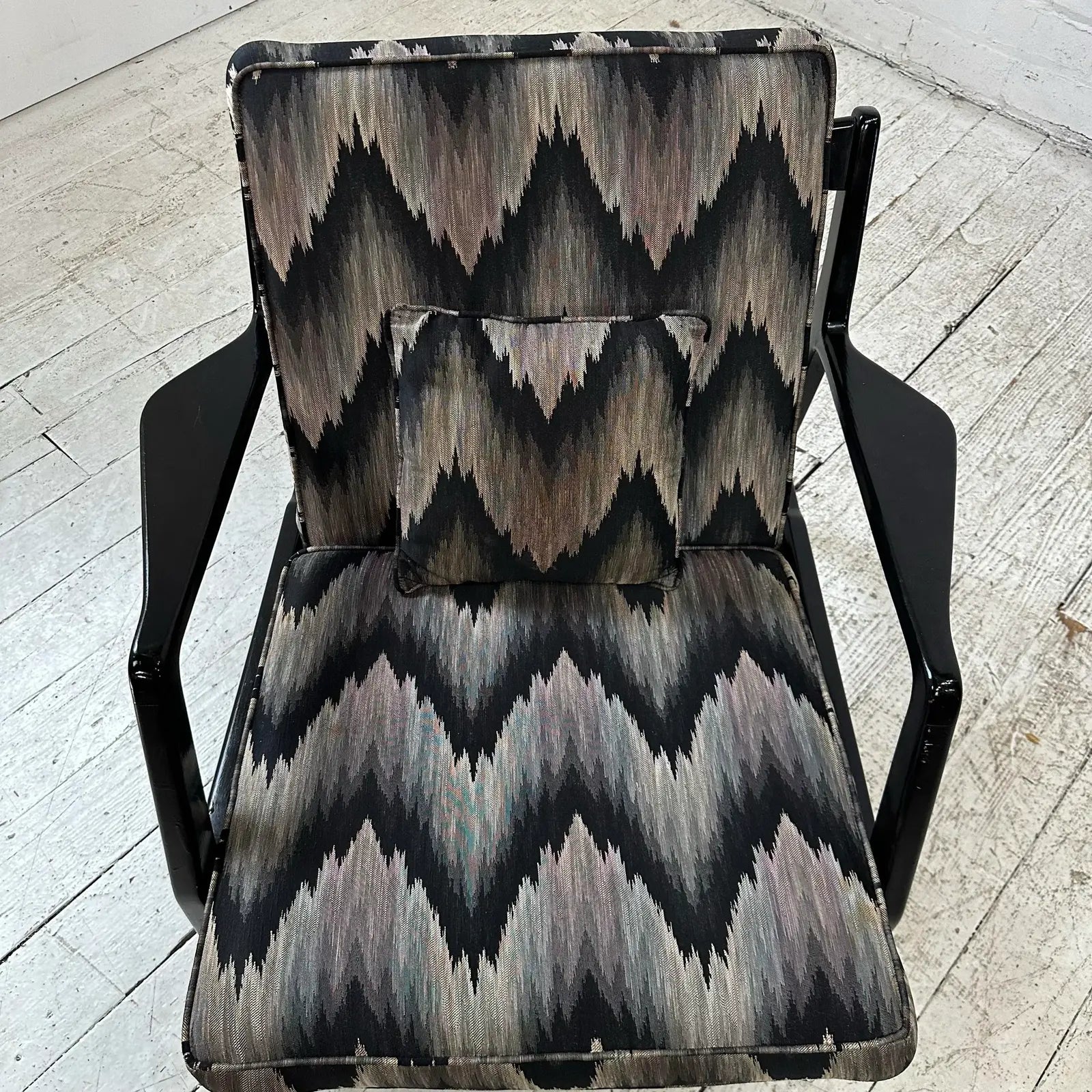 Kofod Larsen for Selig Wooden Lounge Chair Danish Style