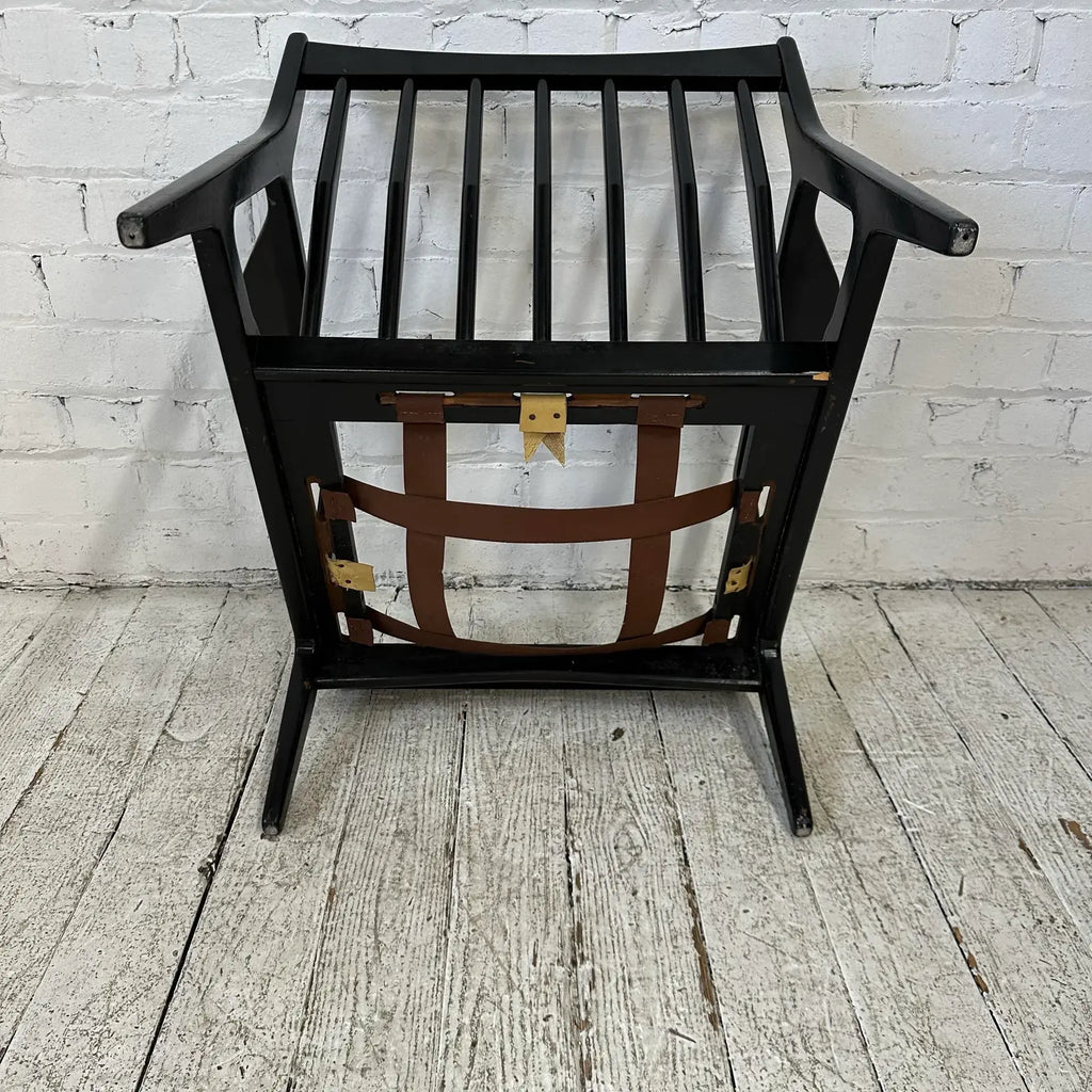 Kofod Larsen for Selig Wooden Lounge Chair Danish Style