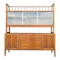 Lane Bow Tie Tuxedo China Cabinet Hutch Credenza 2 Piece