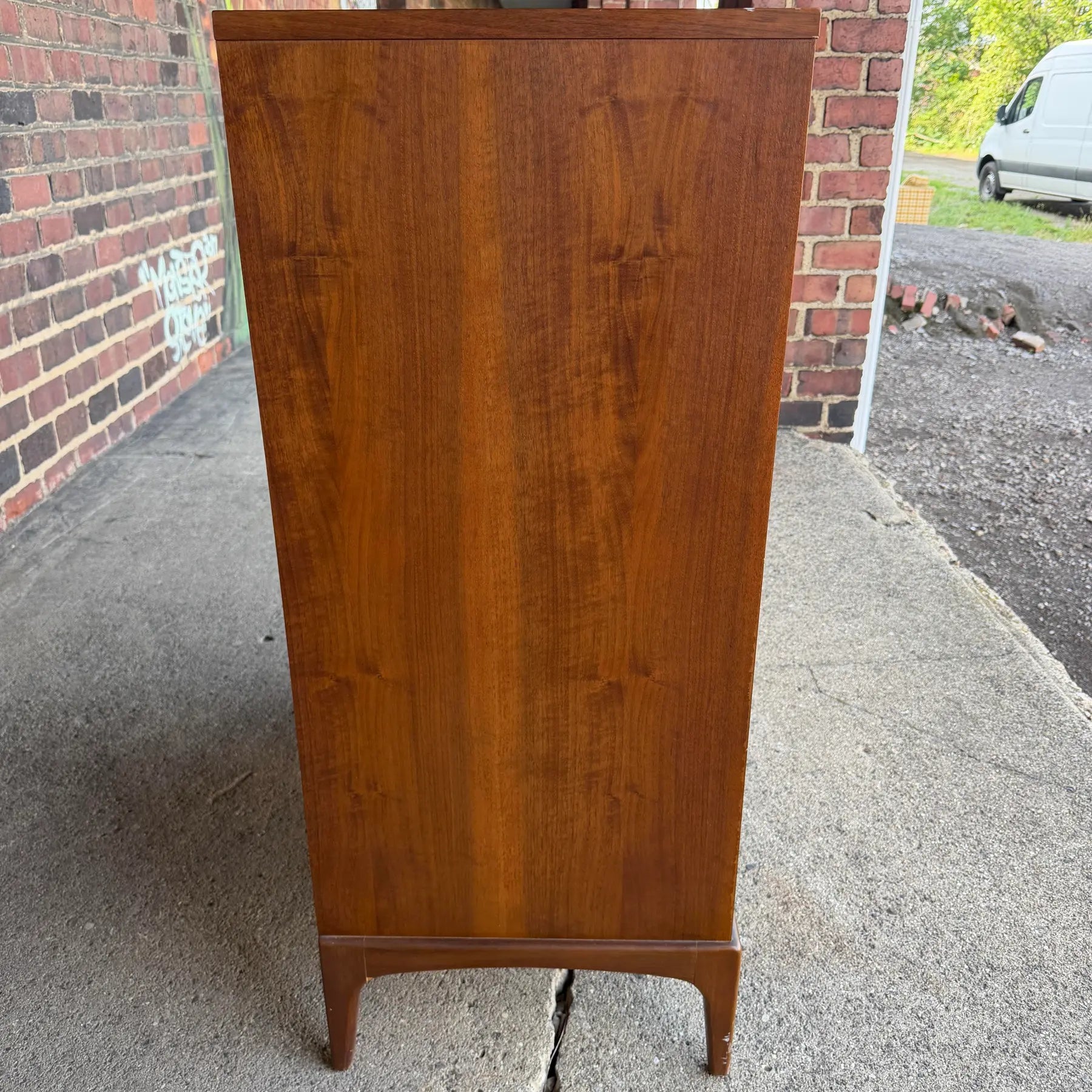 Lane Rhythm Walnut Chest of Drawers Mid Century Modern