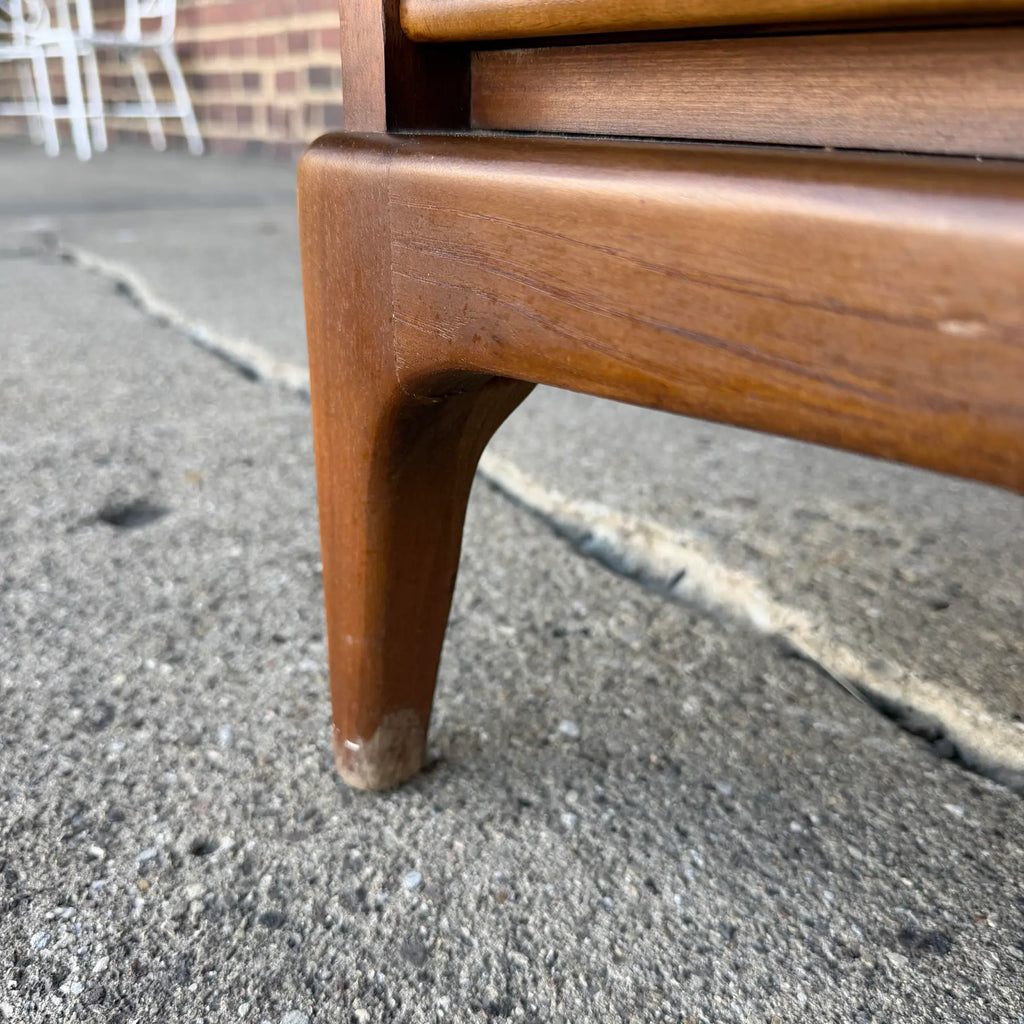 Lane Rhythm Walnut Chest of Drawers Mid Century Modern