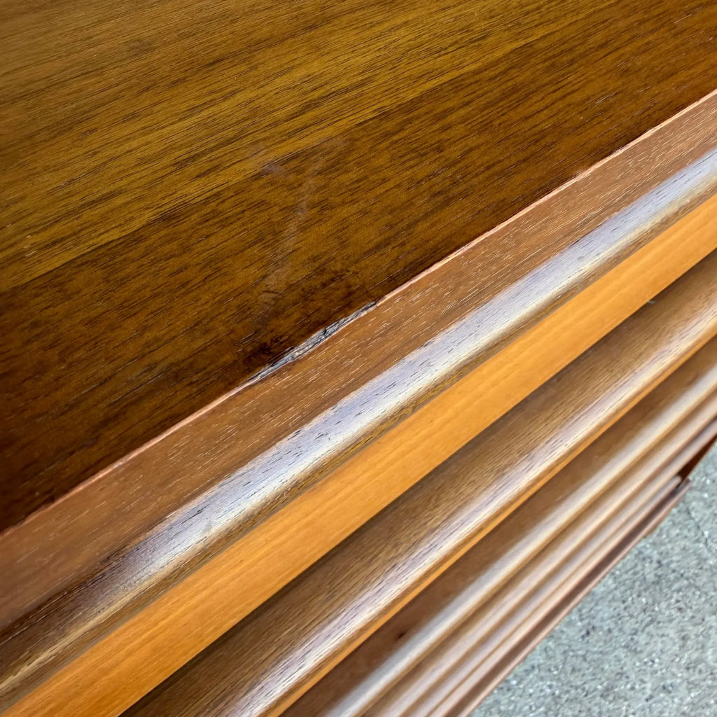 Lane Rhythm Walnut Chest of Drawers Mid Century Modern