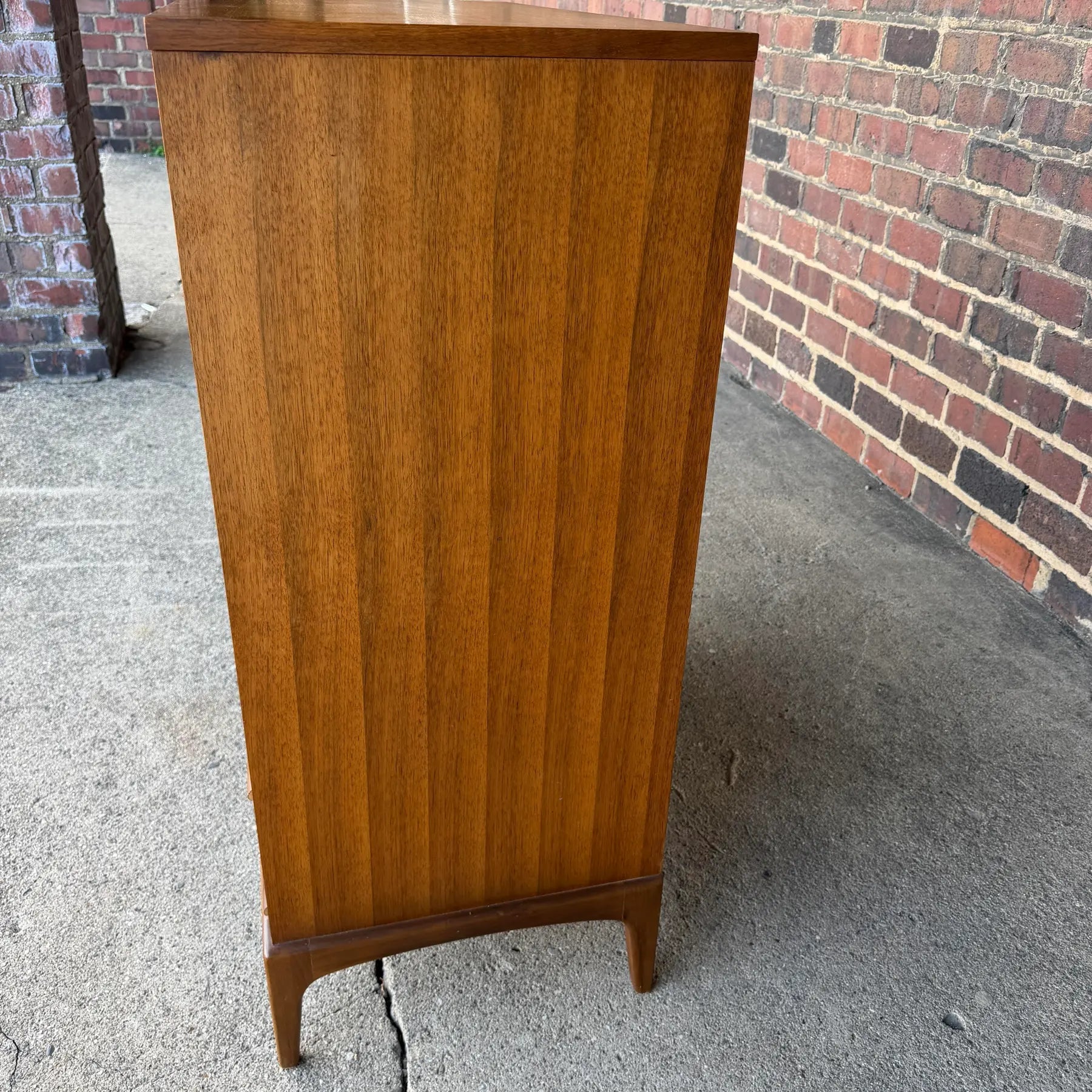 Lane Rhythm Walnut Chest of Drawers Mid Century Modern