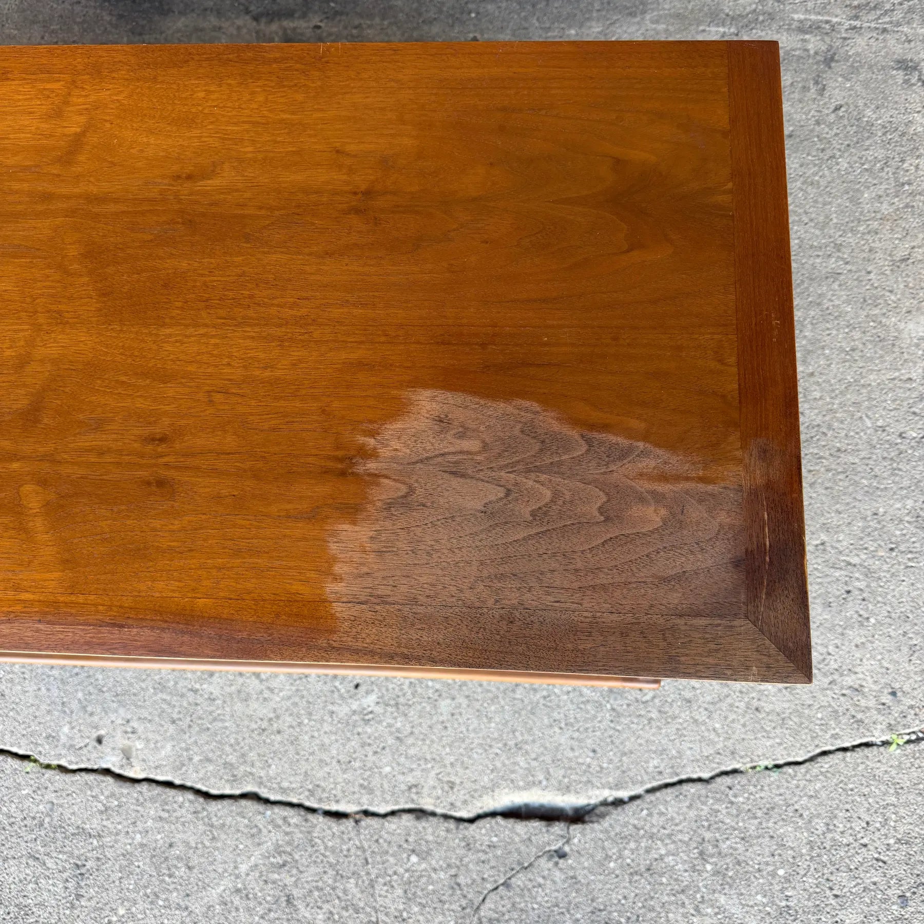 Lane Rhythm Walnut Lowboy Dresser Mid Century Modern