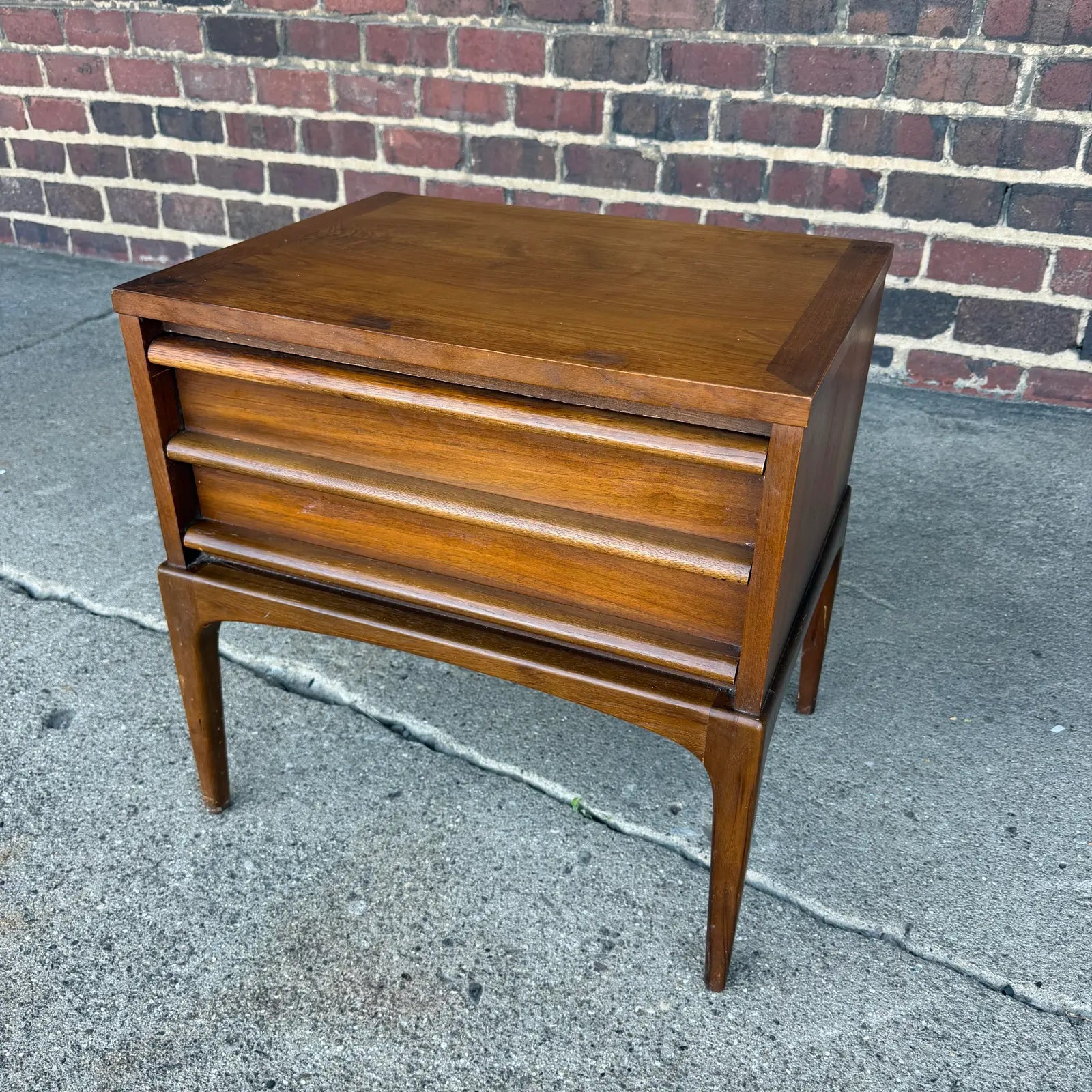 Lane Rhythm Walnut Nightstand