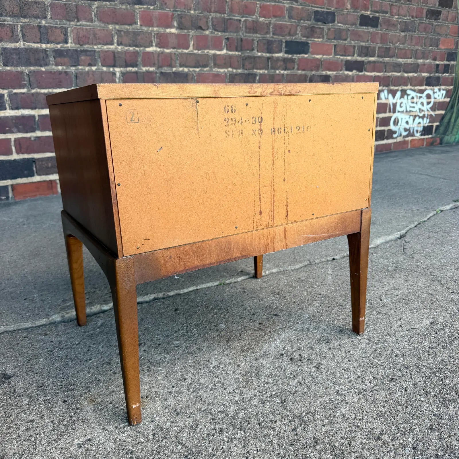 Lane Rhythm Walnut Nightstand