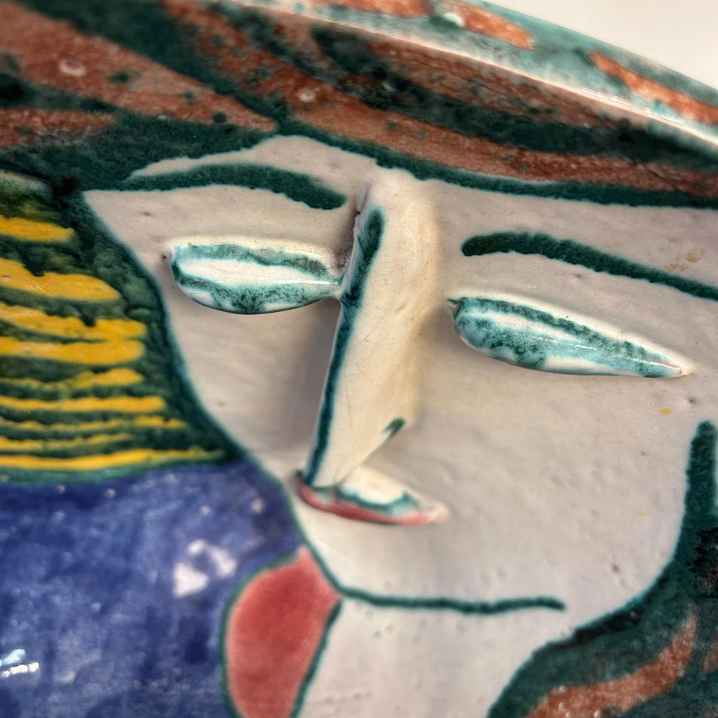 Large Ceramic Bowl Titled “Portrait Bowl" by Andrea Gill