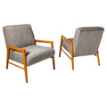 Pair of Leslie Diamond for Conant Ball Lounge Chairs