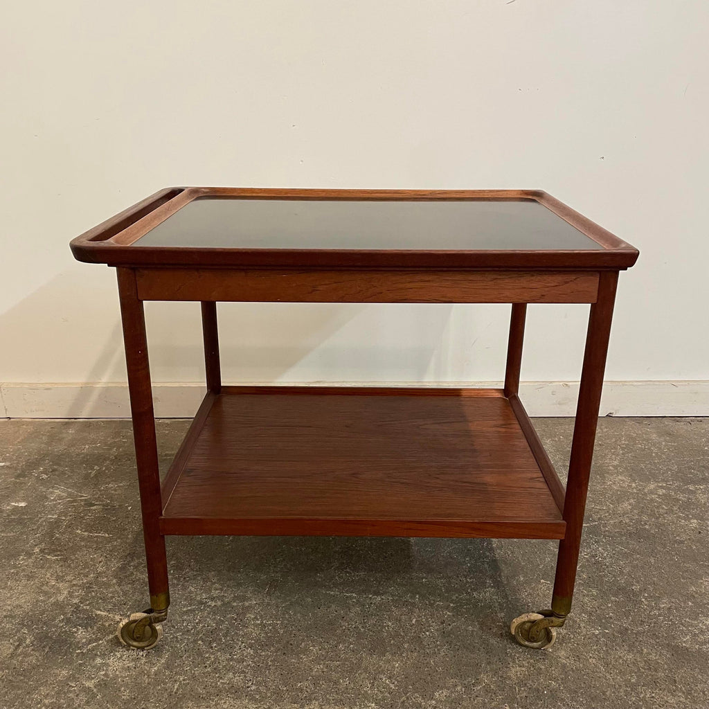 Ludwig Pontoppidan Danish Teak Bar Cart