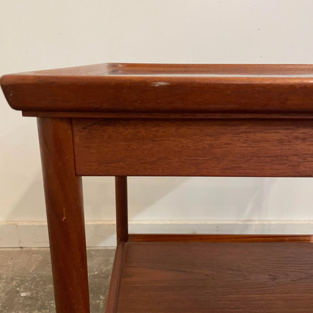 Ludwig Pontoppidan Danish Teak Bar Cart