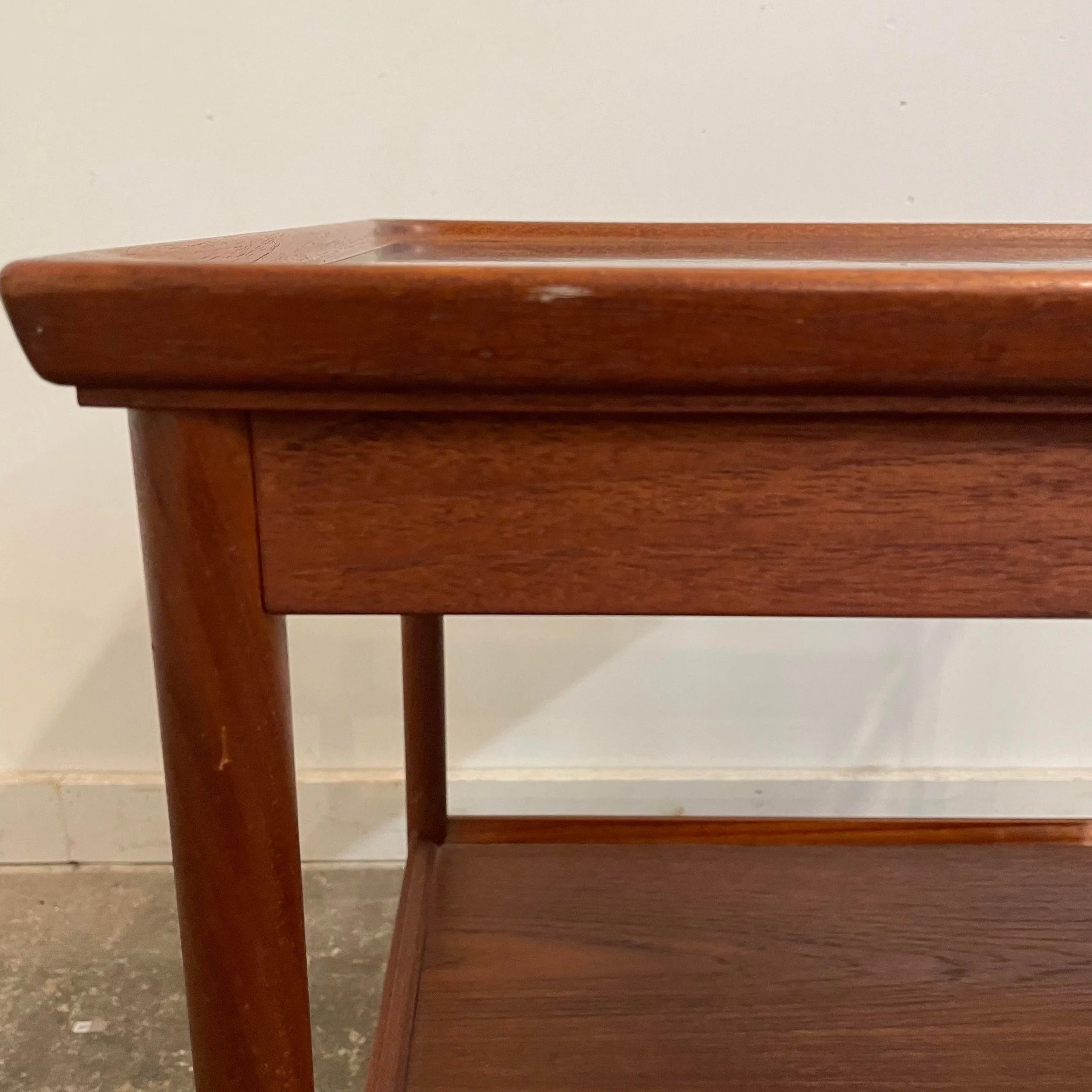 Ludwig Pontoppidan Danish Teak Bar Cart