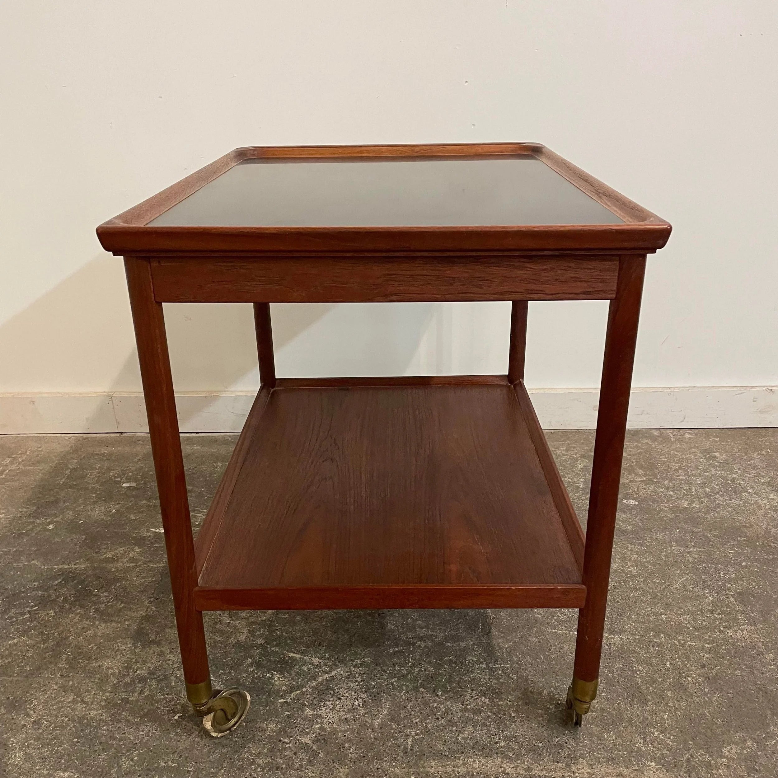 Ludwig Pontoppidan Danish Teak Bar Cart