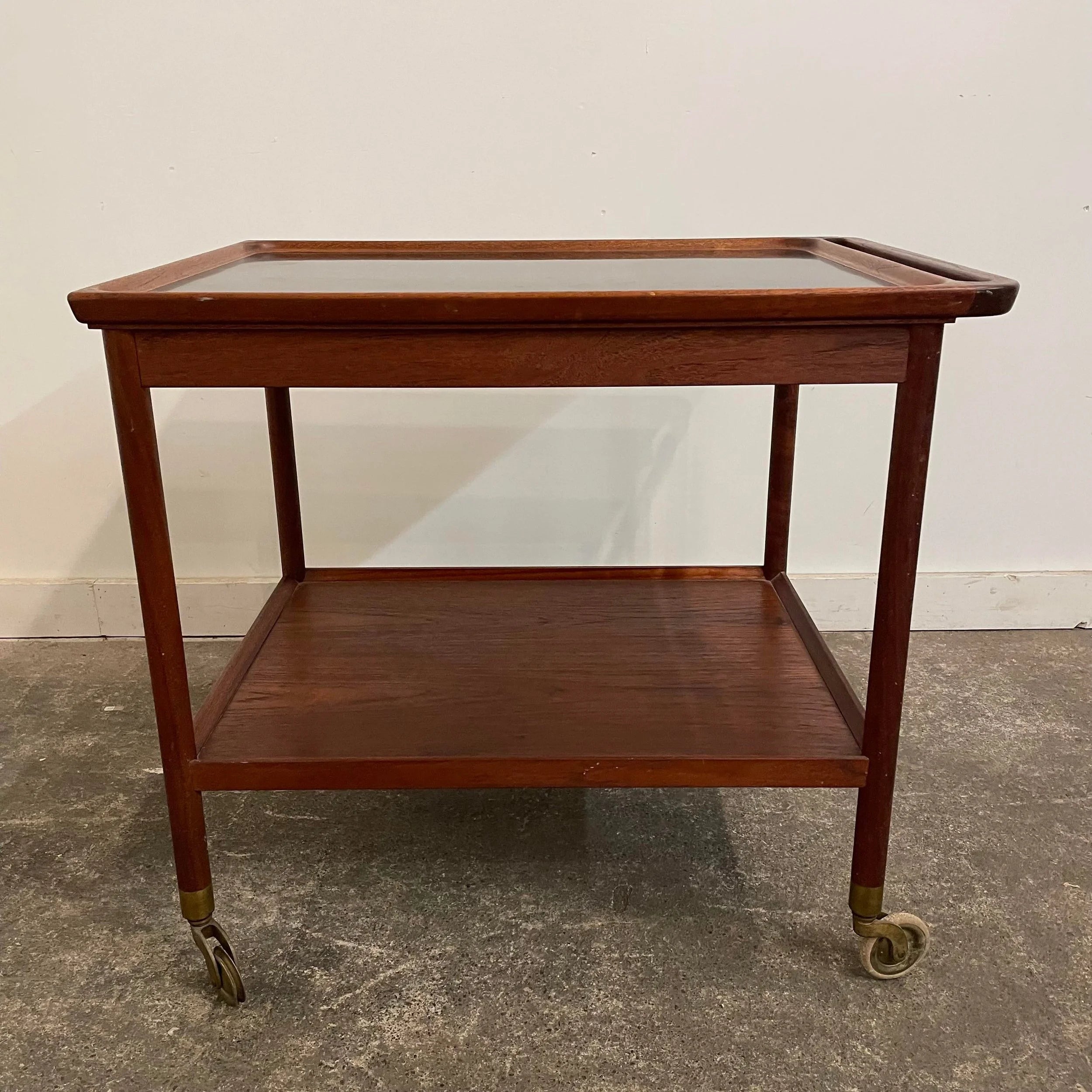 Ludwig Pontoppidan Danish Teak Bar Cart