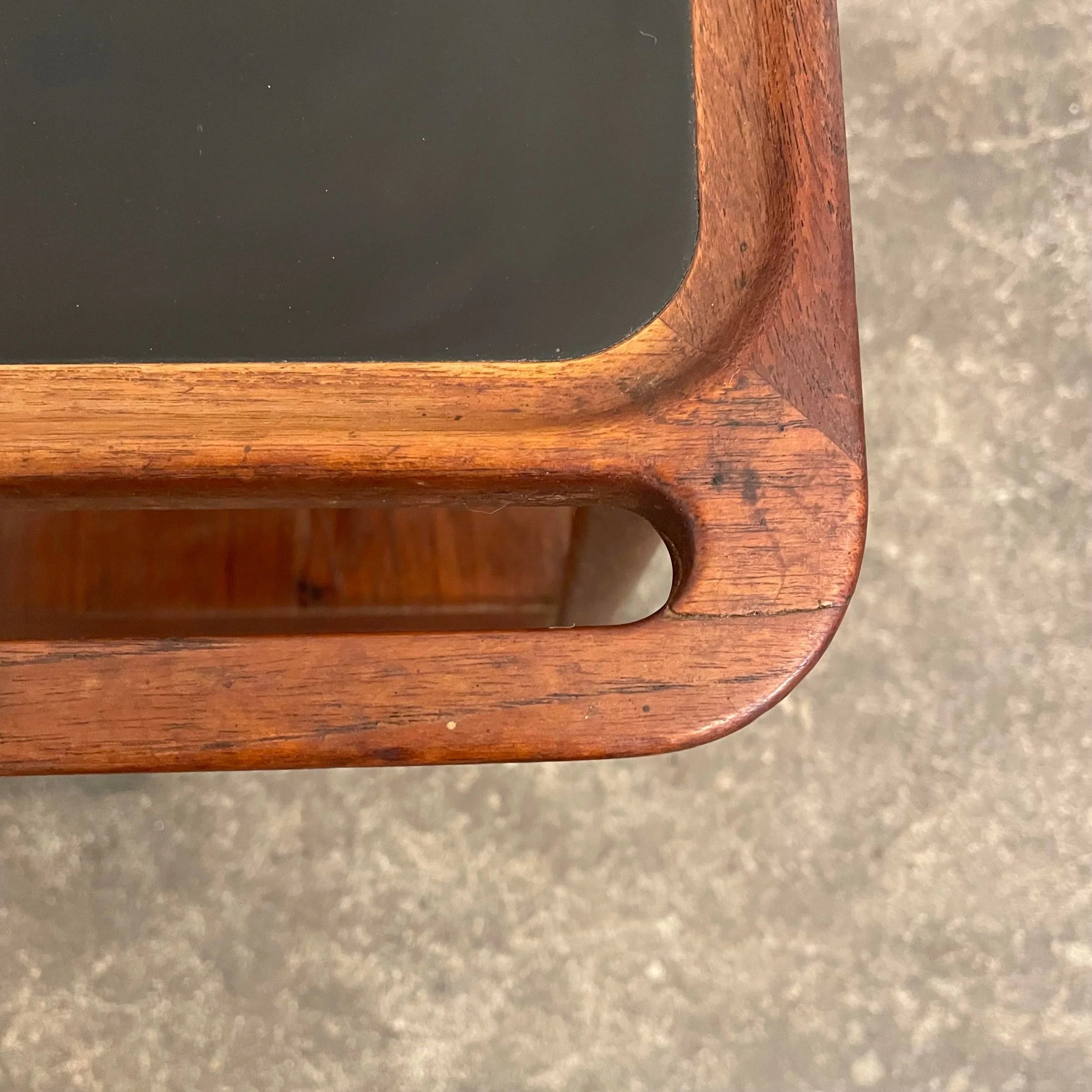 Ludwig Pontoppidan Danish Teak Bar Cart
