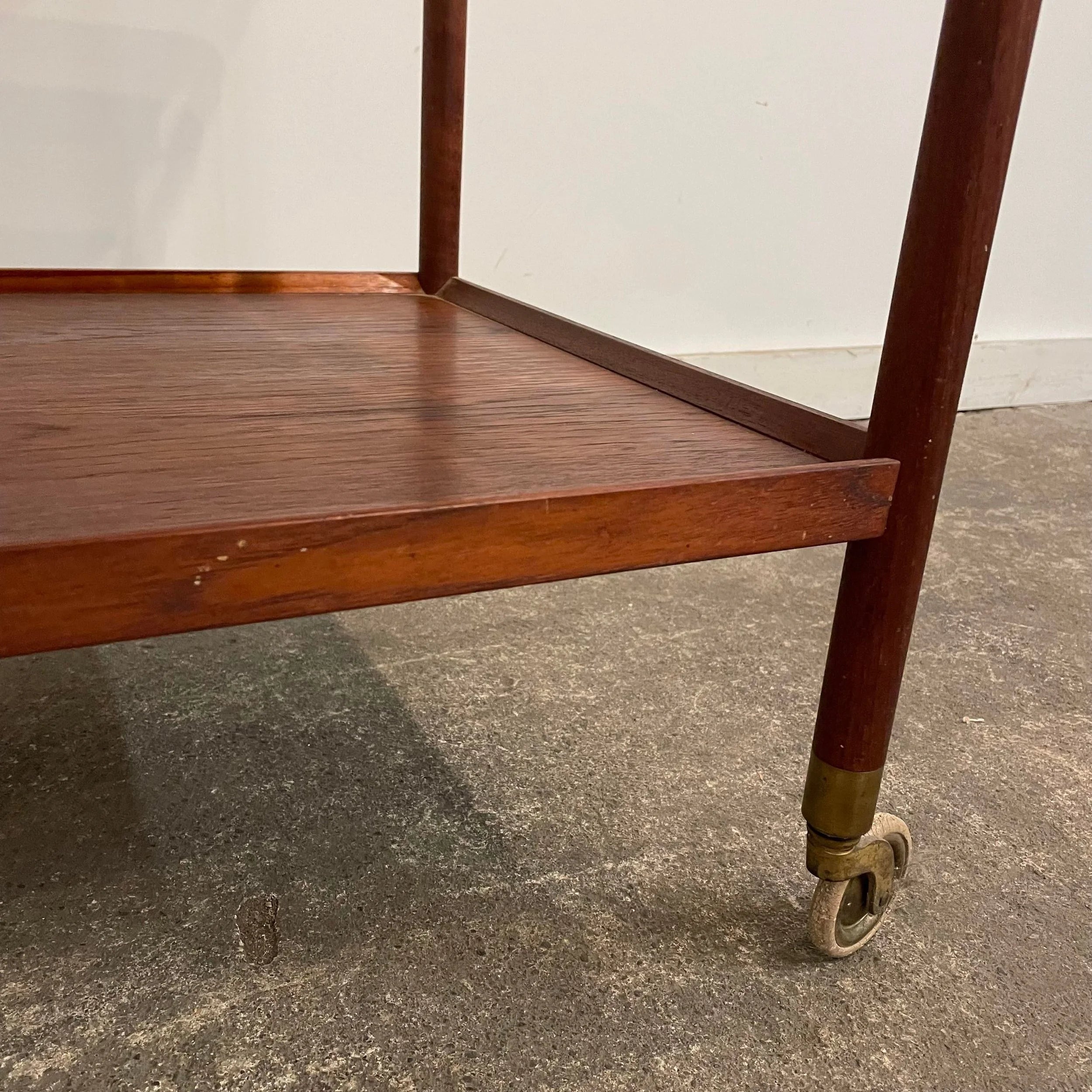 Ludwig Pontoppidan Danish Teak Bar Cart