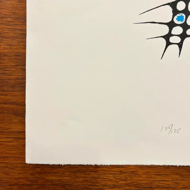 M. Lee “Song of Cosmos” Lithograph Print Signed