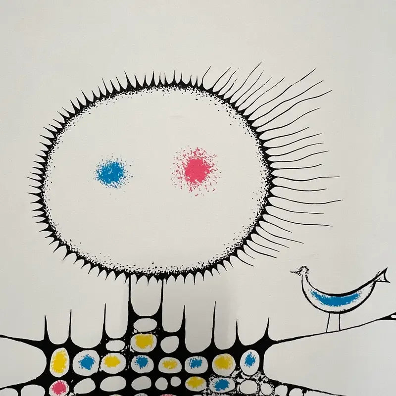 M. Lee “Song of Cosmos” Lithograph Print Signed
