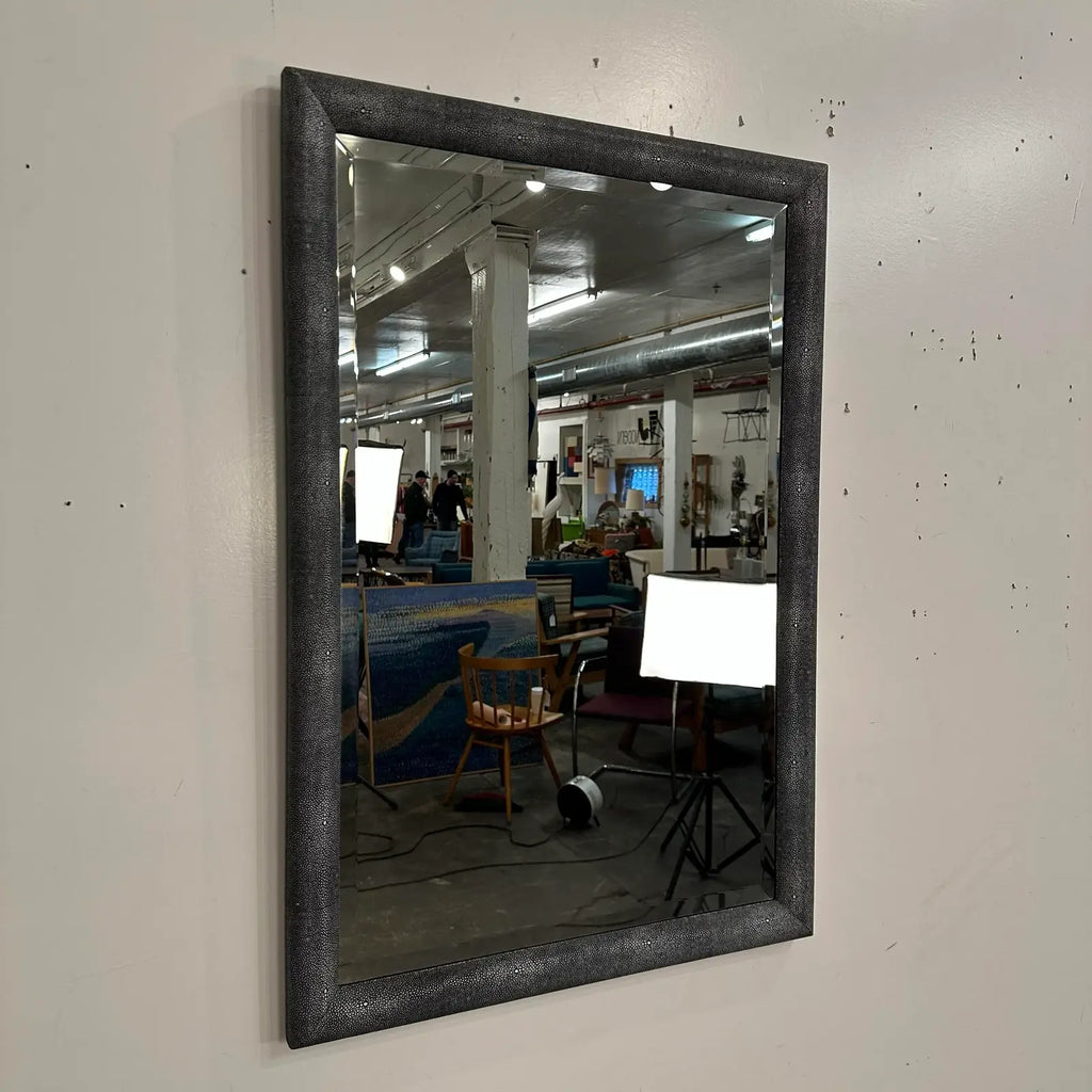 Made Goods Stingray Faux Shagreen Meg Mirror
