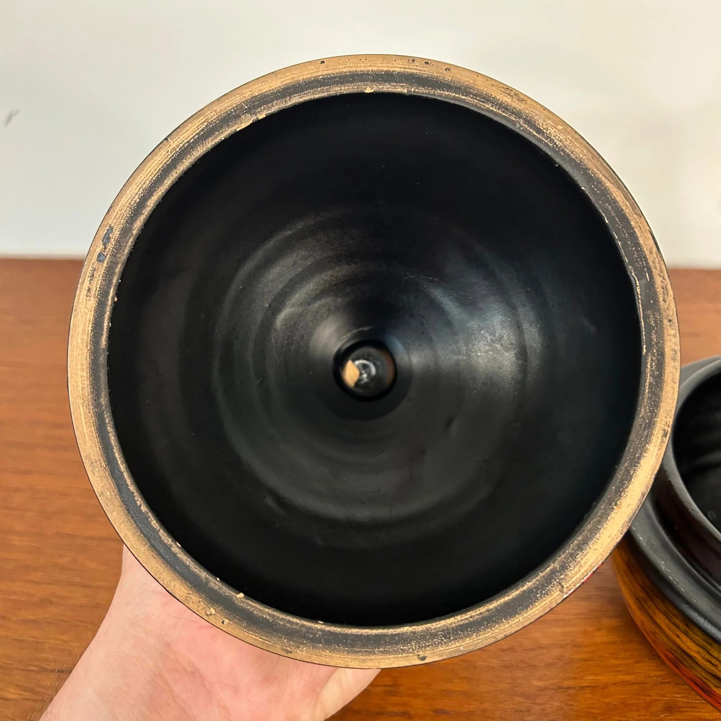Made in Italy Ceramic Vase Lidded Jar