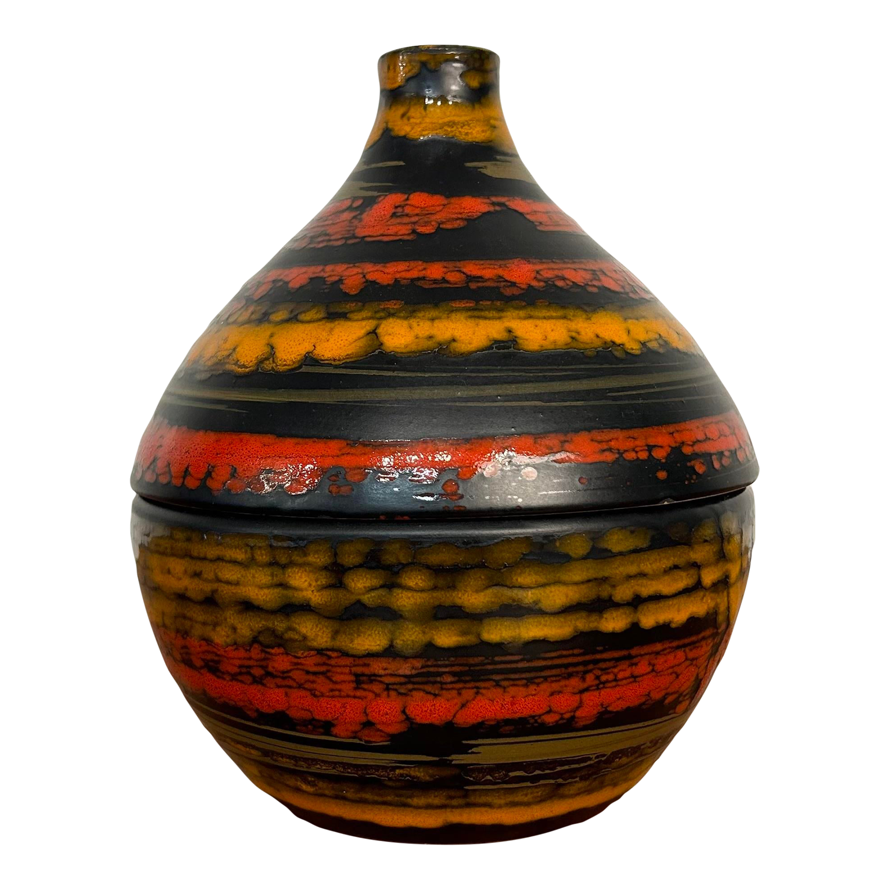 Made in Italy Ceramic Vase Lidded Jar