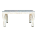 Maitland-Smith Tessellated Marble Console Table