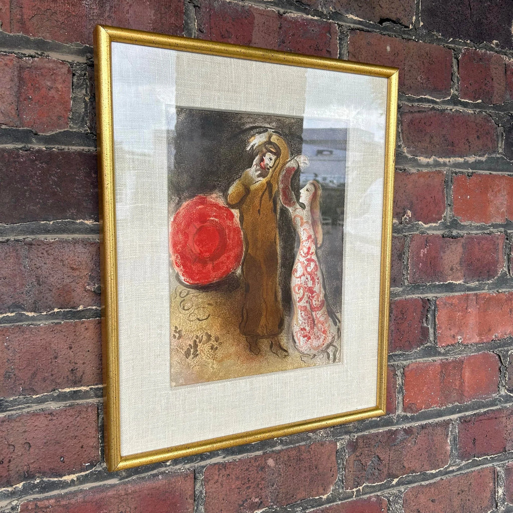 Marc Chagall "Meeting of Ruth and Boaz" Original Lithograph