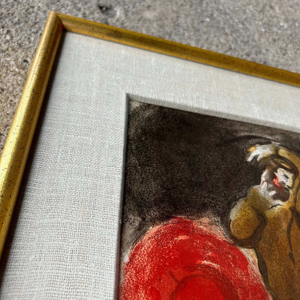 Marc Chagall "Meeting of Ruth and Boaz" Original Lithograph