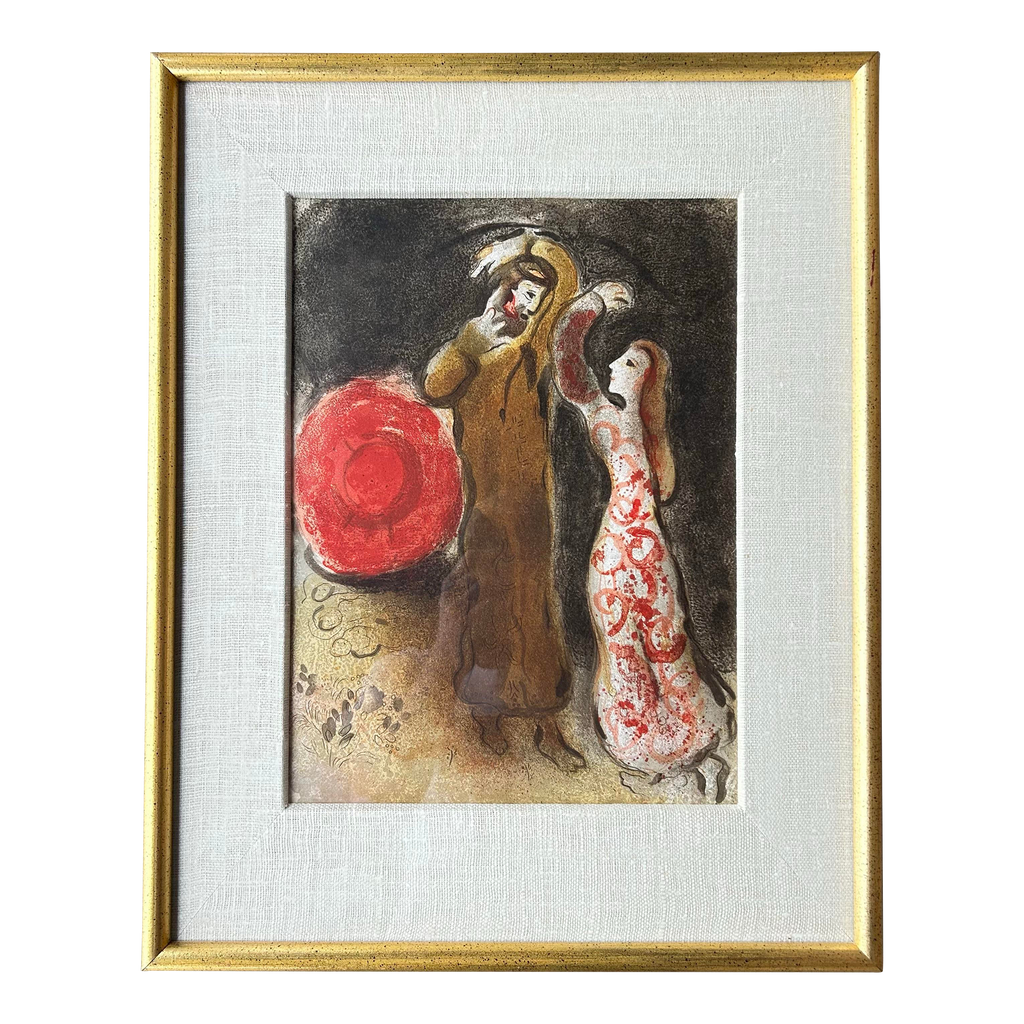 Marc Chagall "Meeting of Ruth and Boaz" Original Lithograph