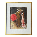 Marc Chagall "Meeting of Ruth and Boaz" Original Lithograph