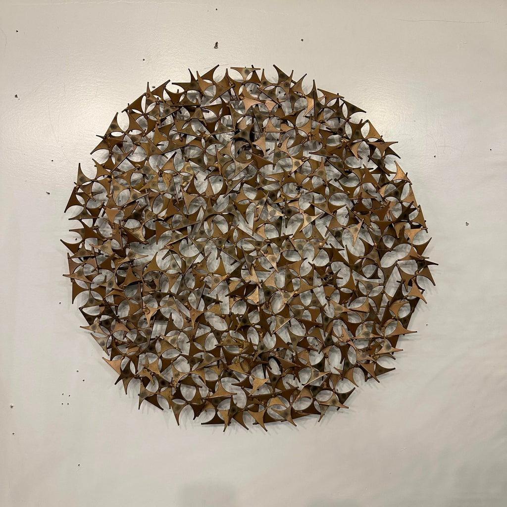 Marc Weinstein Brutalist Mid-Century Modern Abstract Wall Sculpture
