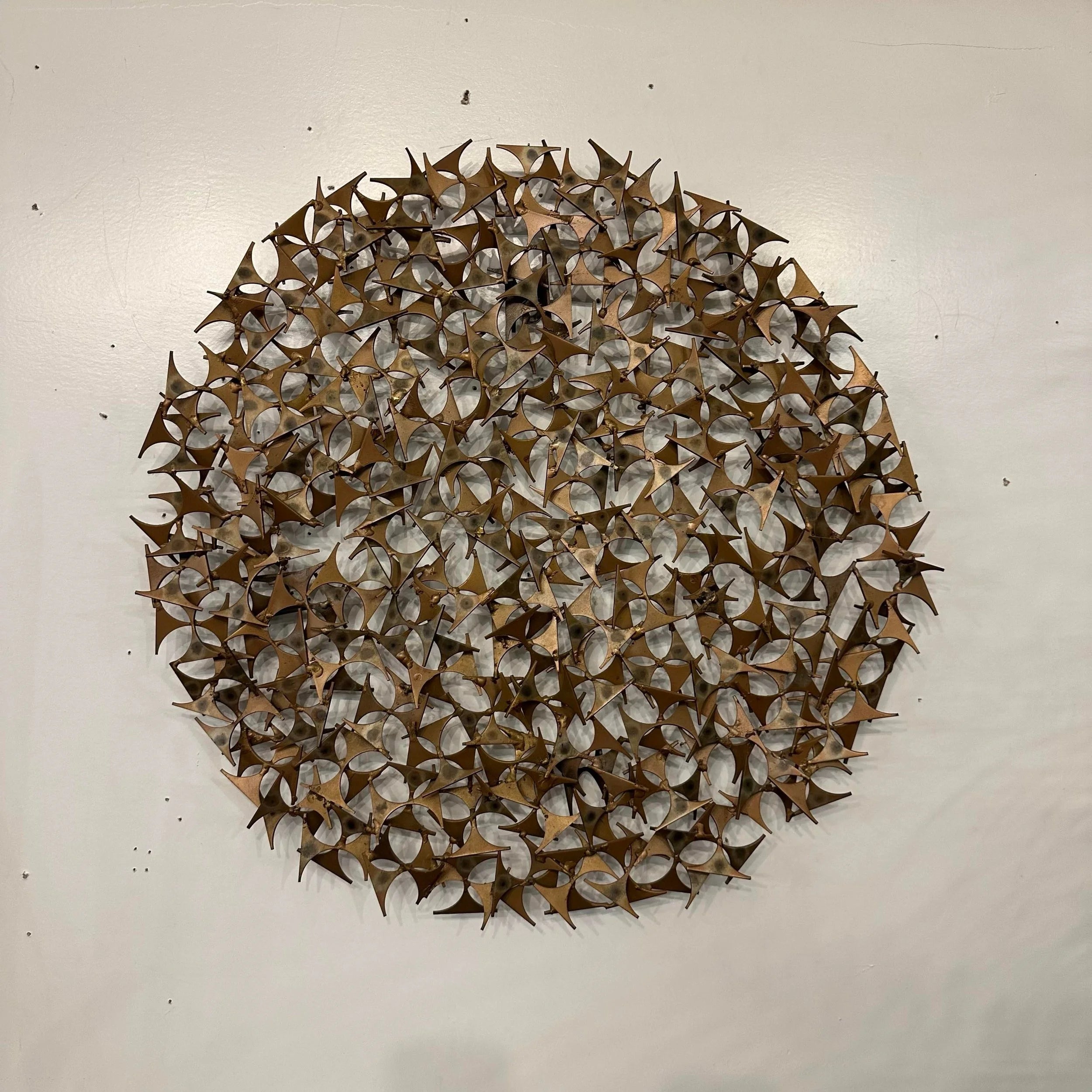 Marc Weinstein Brutalist Mid-Century Modern Abstract Wall Sculpture