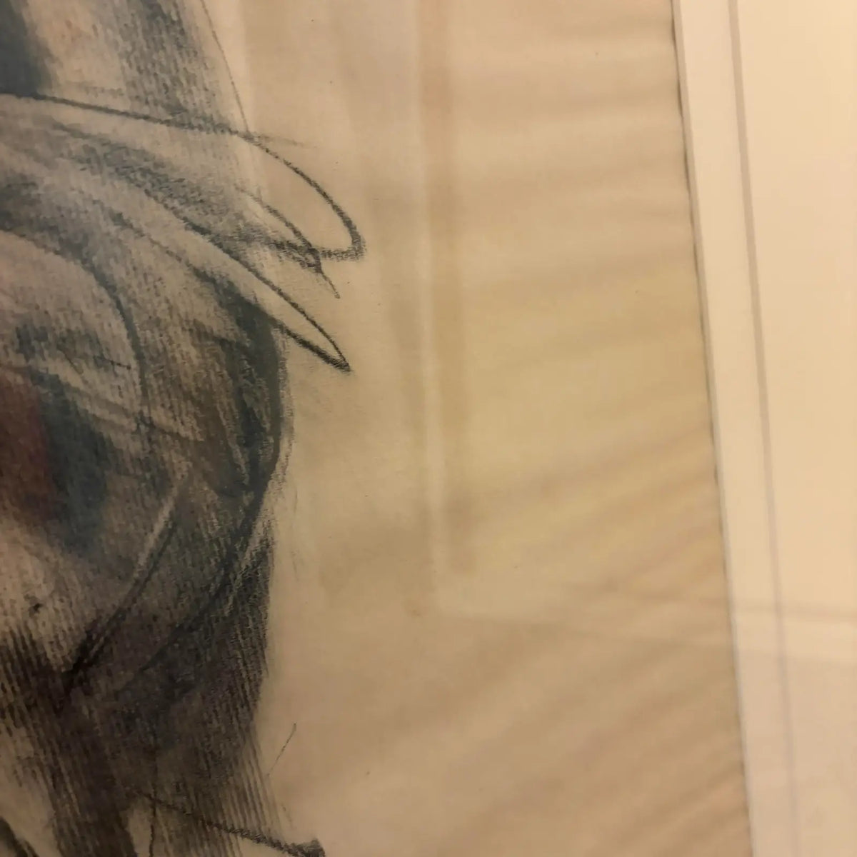 Mario Fallani “Study of Seated Woman” Pencil Drawing