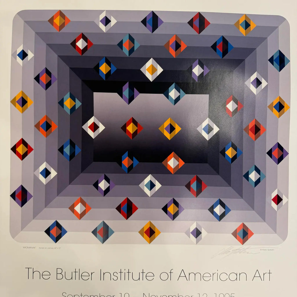 Marko Spalatin Retrospective Print Butler Institute of American Art 1995 Signed
