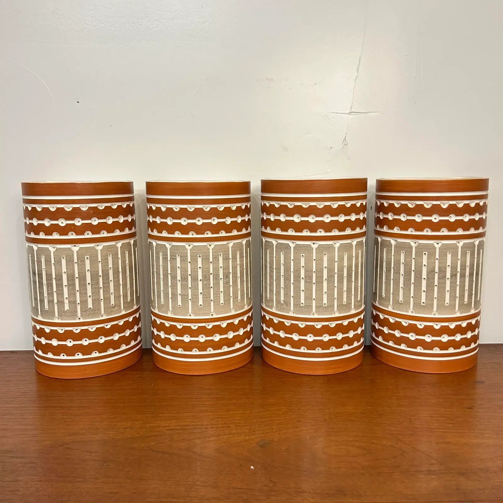 Martha and Beaumont Ceramic Wall Sconce Shades 4 Available