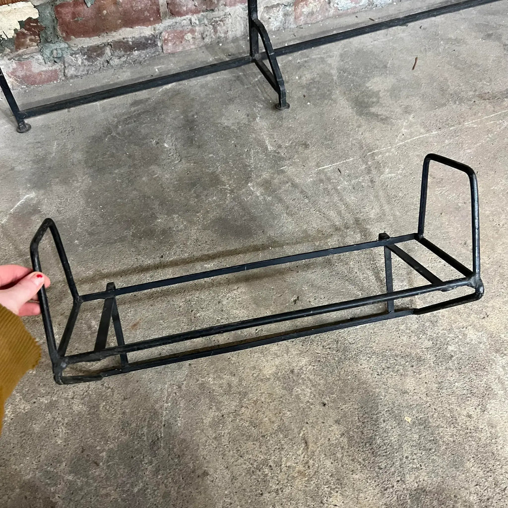 Maurizio Tempestini for Salterini Iron Headboard With Shelves.