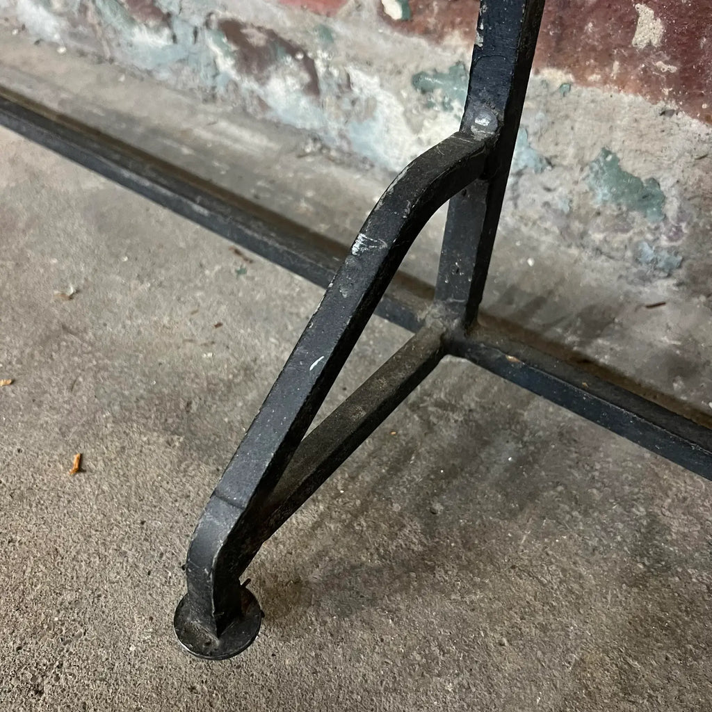 Maurizio Tempestini for Salterini Iron Headboard With Shelves.