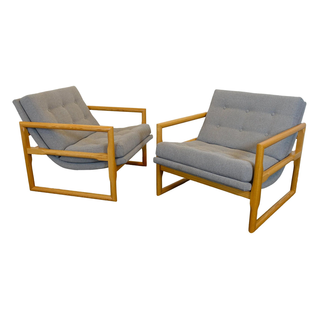 Pair of Mid Century Modern Inspired Club Chairs