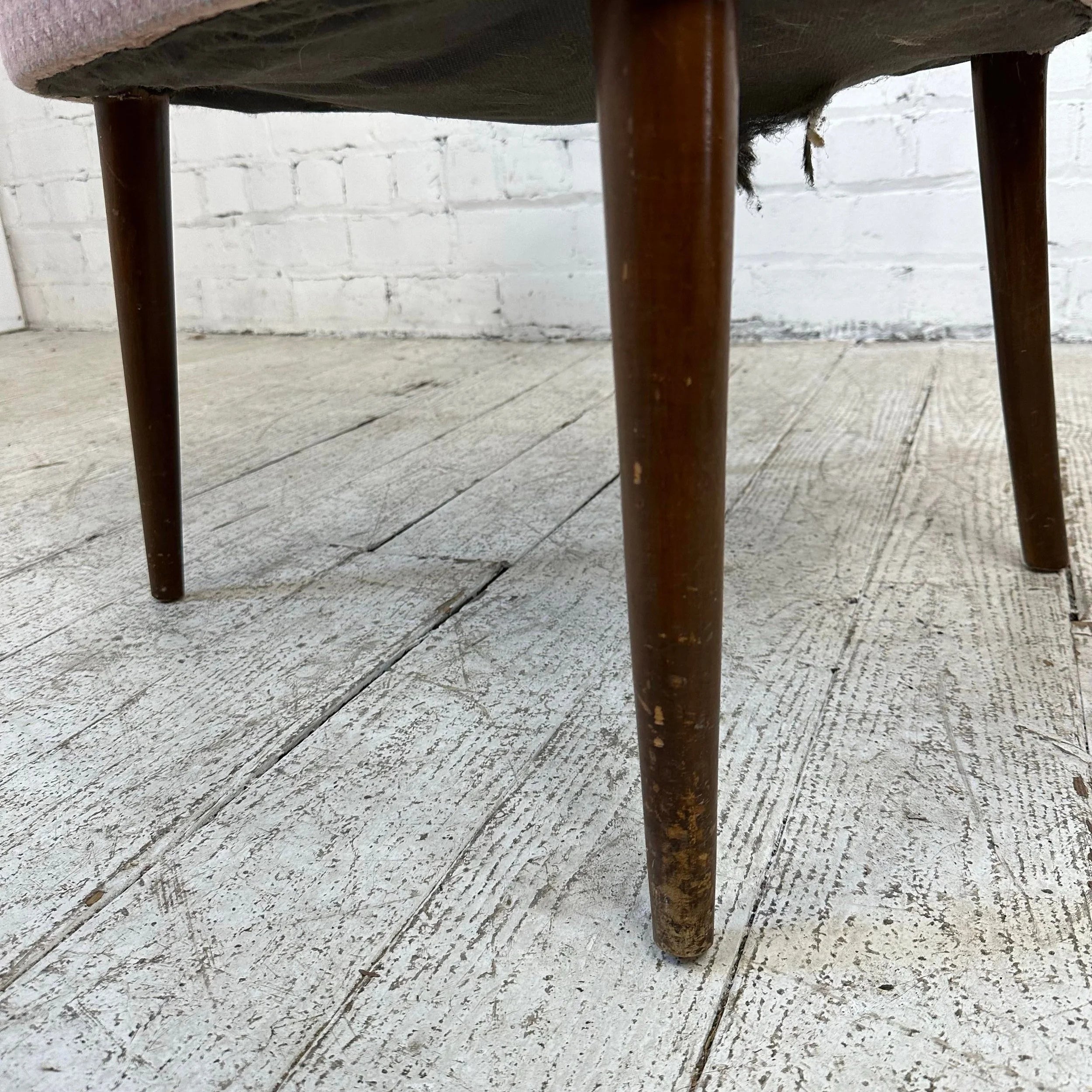 Mid 20th Century Arm Chair With Tall Legs