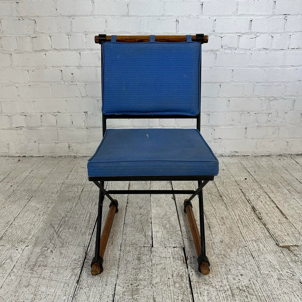 Mid 20th Century Attributed to Cleo Baldon Wrought Iron Side Chair