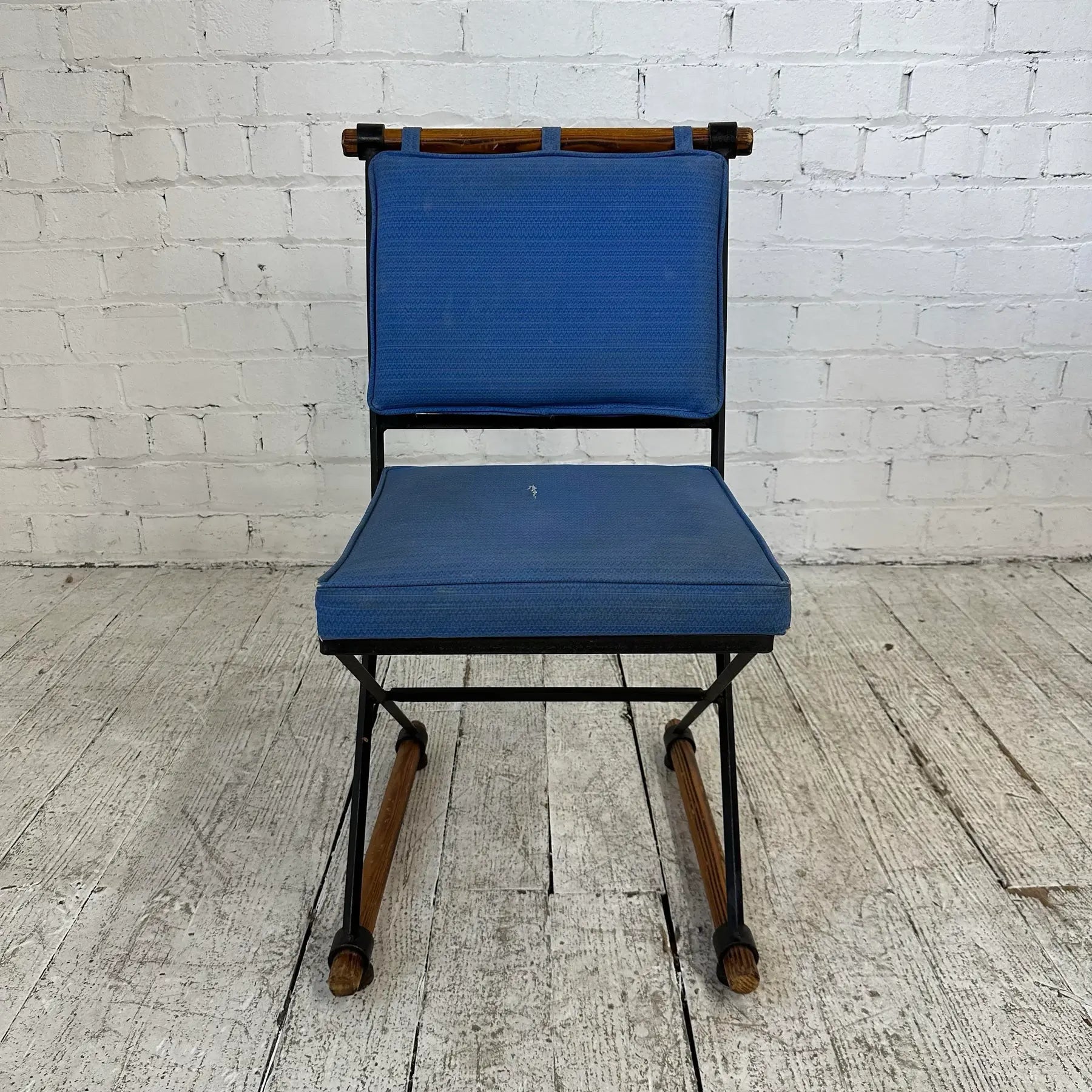 Mid 20th Century Attributed to Cleo Baldon Wrought Iron Side Chair