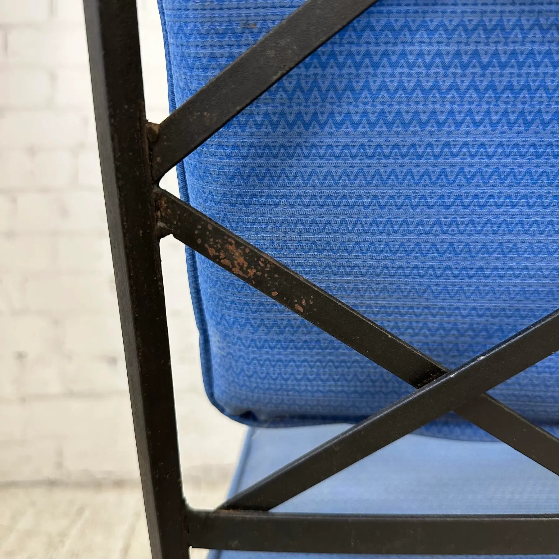 Mid 20th Century Attributed to Cleo Baldon Wrought Iron Side Chair